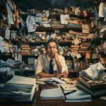 Office and huge mess